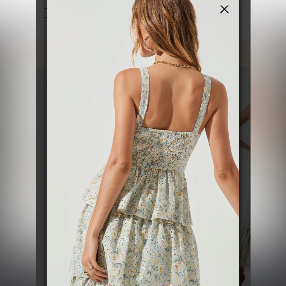 ASTR Midsummer Floral Tiered Maxi Dress - Picture 3 of 6